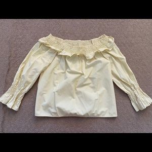 Yellow spring blouse